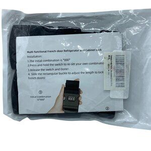 Multi-Functional French-Door Refrigerator‎ & Cabinet Lock 3 Digit Combination